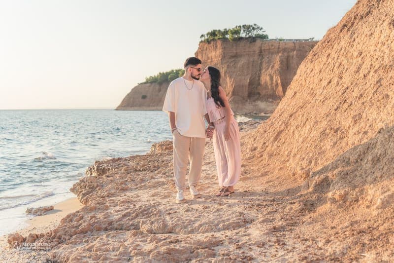 Sunset Proposal in Potidea at Zelia Resort Halkidiki